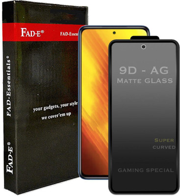 FAD-E Edge To Edge Tempered Glass for POCO X3(Pack of 1)