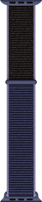 Juberous Soft Lightweight Breathable Nylon Loop Sport 38mm/40mm Band Smart Watch Strap(Black, Blue)