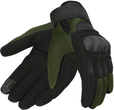 ROYAL ENFIELD Rambler V2 Riding Gloves Riding Gloves(Olive & Black)