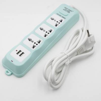 pritam global traders 2 usb + 3 universal 10 amp Extension Board surege protector 3  Socket Extension Boards