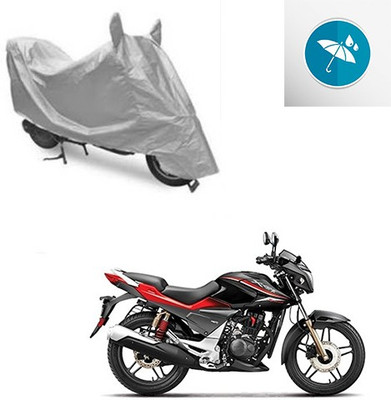 Atulit enterprises Two Wheeler Cover for Hero(CBZ Extreme, Silver)