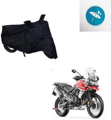 RPSENTTERPR Waterproof Two Wheeler Cover for Triumph(Tiger 800 XCA, Black)