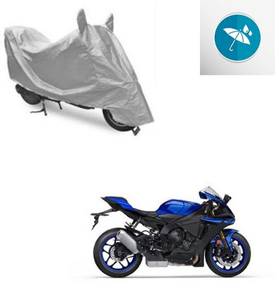Atulit enterprises Two Wheeler Cover for Yamaha(YZF R1, Silver)