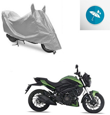 RPSENTTERPR Waterproof Two Wheeler Cover for Bajaj(Dominar, Silver)