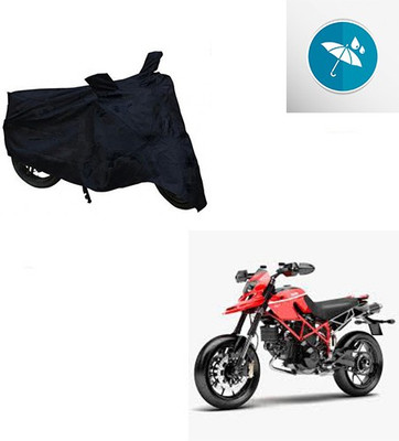 Atulit enterprises Two Wheeler Cover for Ducati(Hypermotard, Black)