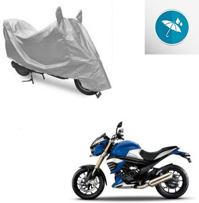 Atulit enterprises Two Wheeler Cover for Mahindra(MOJO XT 300, Silver)
