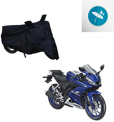 Atulit enterprises Two Wheeler Cover for Yamaha(R15, Black)
