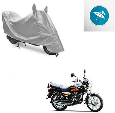 Atulit enterprises Two Wheeler Cover for TVS(Max 4R, Silver)