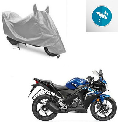 Atulit enterprises Two Wheeler Cover for Honda(CBR 150R, Silver)