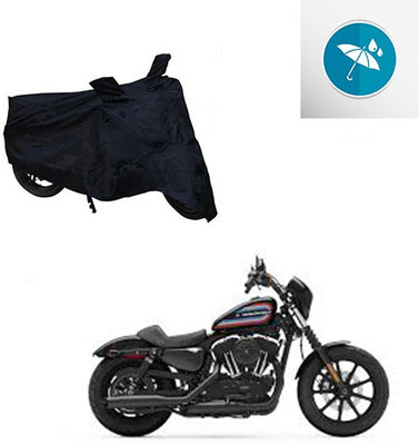 Atulit enterprises Two Wheeler Cover for Harley Davidson(XL 1200, Black)