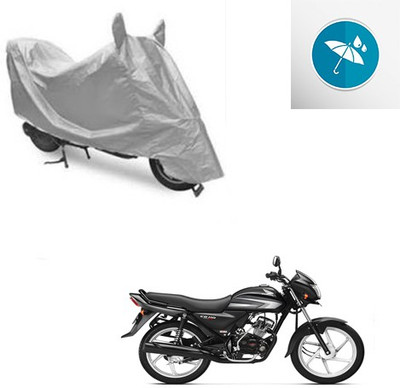 Atulit enterprises Two Wheeler Cover for Honda(CD, Silver)