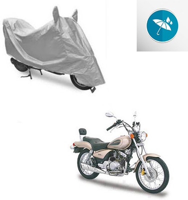 Atulit enterprises Two Wheeler Cover for Yamaha(Enticer, Silver)