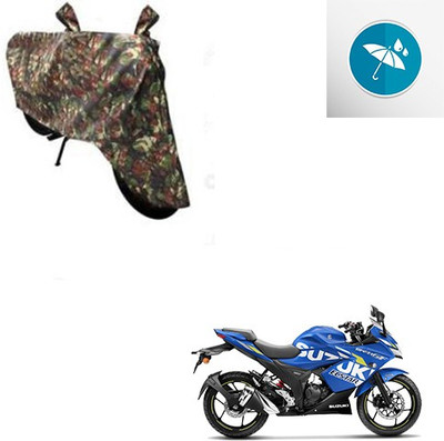 Atulit enterprises Two Wheeler Cover for Suzuki(Gixxer SF, Multicolor)