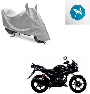 Atulit enterprises Two Wheeler Cover for Honda(CBF Stunner, Silver)