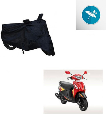 Atulit enterprises Two Wheeler Cover for Hero(Pleasure, Black)