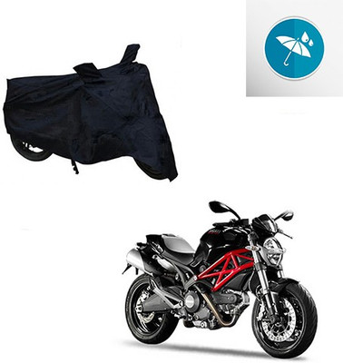 Atulit enterprises Two Wheeler Cover for Ducati(Monster 796 S2R, Black)