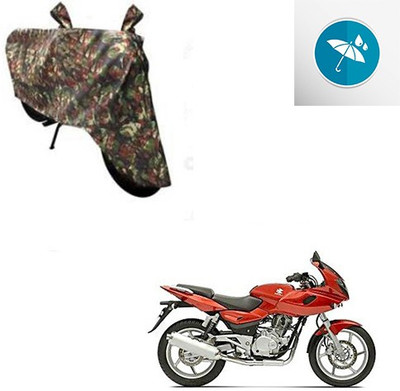 Gavya Two Wheeler Cover for Bajaj(Pulsar 220 DTS-i, Multicolor)