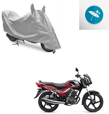 Atulit enterprises Two Wheeler Cover for TVS(Star City, Silver)