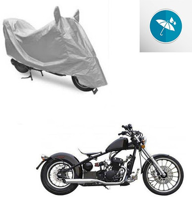Atulit enterprises Two Wheeler Cover for Harley Davidson(Bobber 350, Silver)