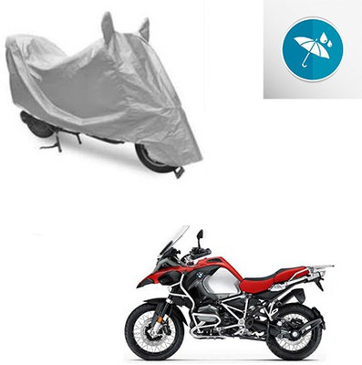 Atulit enterprises Two Wheeler Cover for BMW(R 1200 GS, Silver)