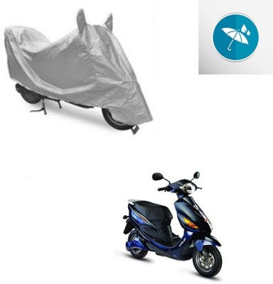 Atulit enterprises Two Wheeler Cover for Hero(Electric Cruz, Silver)