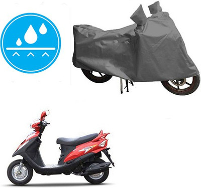 RPSENTTERPR Waterproof Two Wheeler Cover for Mahindra(Flyte, Grey)