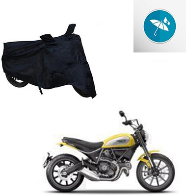 Atulit enterprises Two Wheeler Cover for Ducati(Scrambler, Black)