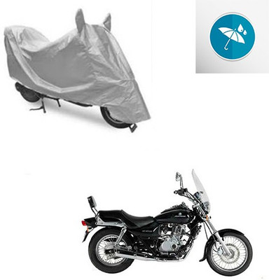 SRENTERPRISES Two Wheeler Cover for Bajaj(Avenger 220 DTS-i, Silver)