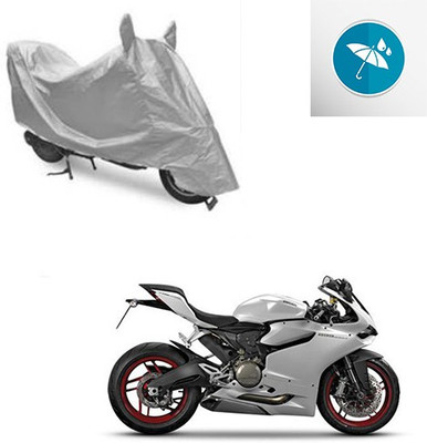 Atulit enterprises Two Wheeler Cover for Ducati(899 Panigale, Silver)