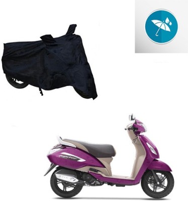 Atulit enterprises Two Wheeler Cover for TVS(Jupiter, Black)