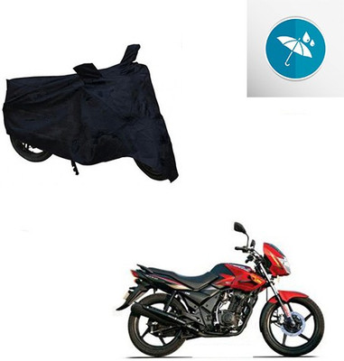 Atulit enterprises Two Wheeler Cover for TVS(Flame DS 125, Black)