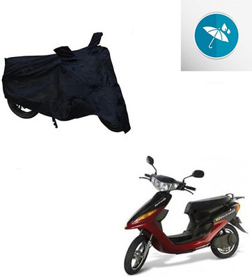 RPSENTTERPR Waterproof Two Wheeler Cover for Indus(Yo Style, Black)