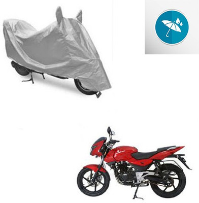 Atulit enterprises Two Wheeler Cover for Bajaj(Pulsar 200 NS DTS-i, Silver)