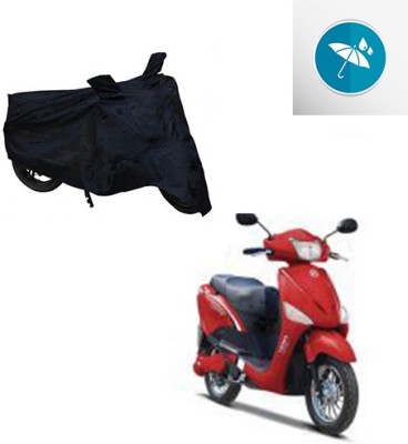 Atulit enterprises Two Wheeler Cover for Hero(E Scoot, Black)