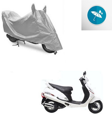 Atulit enterprises Two Wheeler Cover for Mahindra(Rodeo, Silver)