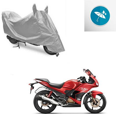 Atulit enterprises Two Wheeler Cover for Hero(Karizma ZMR, Silver)
