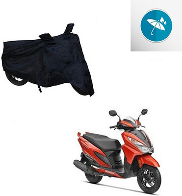 SRENTERPRISES Two Wheeler Cover for Honda(Grazia, Black)