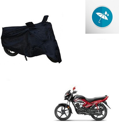 Atulit enterprises Two Wheeler Cover for Honda(Dream Yuga, Black)