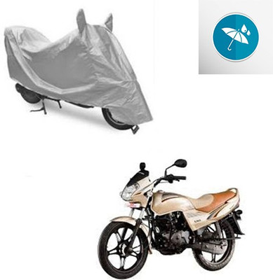 SRENTERPRISES Two Wheeler Cover for LML(Freedom, Silver)