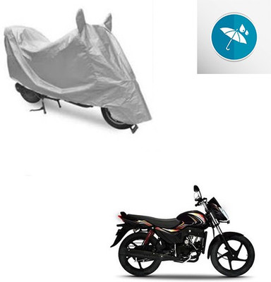Atulit enterprises Two Wheeler Cover for Mahindra(Pantero, Silver)