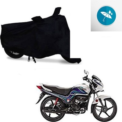 Atulit enterprises Two Wheeler Cover for Hero(Passion Pro TR, Black)