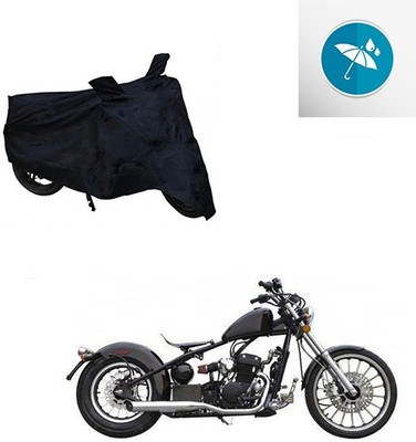 RPSENTTERPR Waterproof Two Wheeler Cover for Harley Davidson(Bobber 350, Black)
