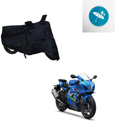 Mdstar Waterproof Two Wheeler Cover for Suzuki(GSX, Black)