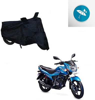 Atulit enterprises Two Wheeler Cover for TVS(Victor New, Black)