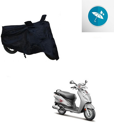 Atulit enterprises Two Wheeler Cover for Hero(Moto Corp Duet, Black)
