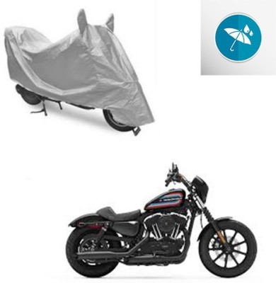 Atulit enterprises Two Wheeler Cover for Harley Davidson(XL 1200, Silver)