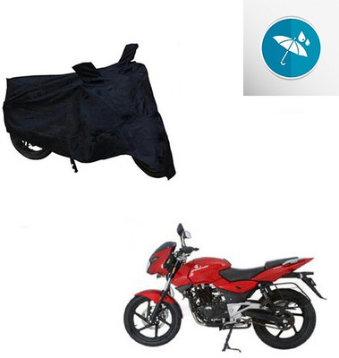 Atulit enterprises Two Wheeler Cover for Bajaj(Pulsar 200 NS DTS-i, Black)