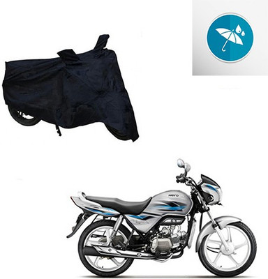Atulit enterprises Two Wheeler Cover for Hero(Splendor Pro, Black)