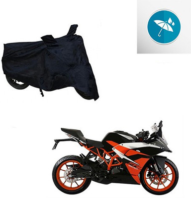 Atulit enterprises Two Wheeler Cover for KTM(RC 200, Black)
