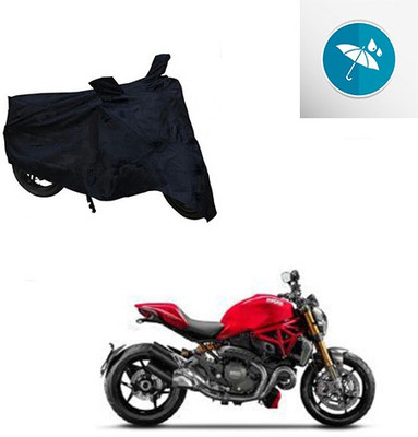 Atulit enterprises Two Wheeler Cover for Ducati(Monster 795, Black)